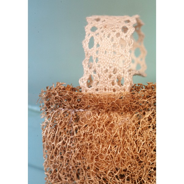 Spugna naturale di luffa 10×15 cm | Ecologica, esfoliante, biodegradabile