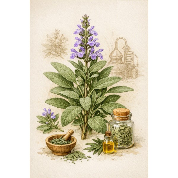 Salvia Officinalis – Prodotti naturali Il Bosco Alchemico