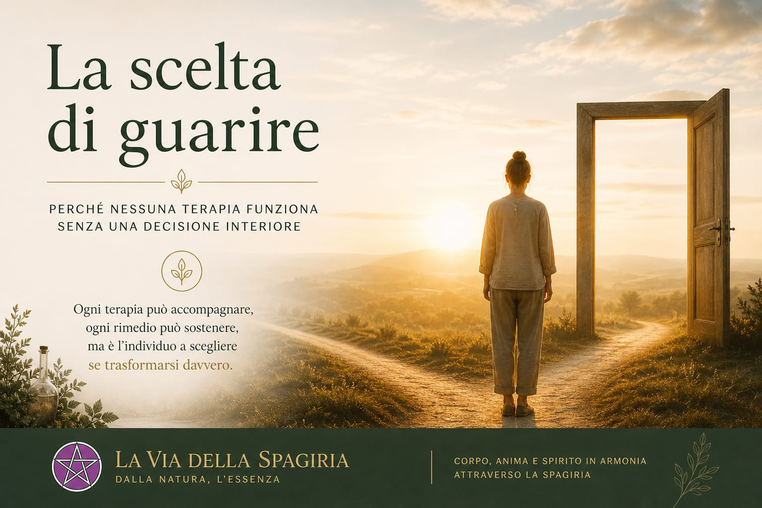 Guarire è una scelta: il punto in cui ogni terapia incontra l'essere